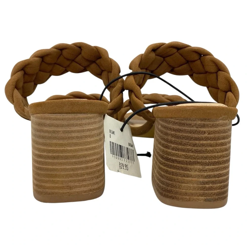 Oasis Society Regina Brown Braided Heel New
